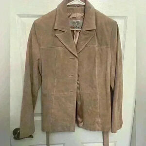 Wilson leather pink jacket
